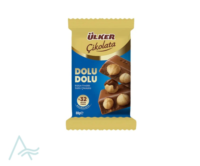 ULKER CIKOLATA DOLU DOLU %32 HAZENUT (80G)